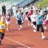 Sportliches Wochenende in Vöhringen: Der erste Kinder- und Jugendlauf fand im Rahmen des Sportpark-Sommerfestes statt. Gelaufen wurde nach Altersklassen. 