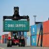 Container in einer Logistikstation in Erenhot: Die Wirtschaftsbeziehungen zwischen EU und China werden enger.
