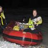 Am Freitagabend gegen 21 Uhr hat die Feuerwehr in München die Hündin "Luise" gerettet.