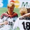 Effenberg (M.) flog 1994 während der WM wegen des «Stinkefinger»-Skandals aus der Nationalmannschaft.