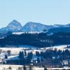 Allgäuer Berge - Allgäuer Alpen - Hier der Einstein 1866 und der Schönkahler 1688 m. Auch im Winter kommen Wanderer dort auf ihre Kosten.