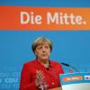 Bundeskanzlerin Angela Merkel begründete ihre Kandidatur bei einer Pressekonferenz in Berlin.