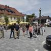 In den Sommermonaten waren Mühlstraße und Untermüllerplatz testweise eine Fußgängerzone.