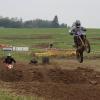 Motorrad-Profi Marcel Schrötter aus Pflugdorf (rechts)  ist auch im Gelände schnell unterwegs. 	