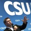 Wenige Tage vor der Landtagswahl im Oktober 2018 versuchte CSU-Chef und Ministerpräsident Markus Söder im Günzburger Forum am Hofgarten, für die CSU-Kandidatinnen und -Kandidaten Schützenhilfe zu leisten. 