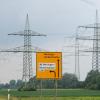 Stromtrasse Meitingen / Strommast / Strom / Hochspannungsleitung /