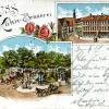 Als noch Kutschen das Straßenbild in Augsburg bestimmten: Diese Postkarte stammt aus dem Jahr 1897.