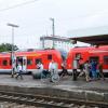 Die Deutsche Bahn will in den kommenden Monaten ihre Gleisanlagen in Augsburg modernisieren, so auch am Bahnhof Oberhausen.