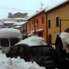 Schneemassen behindern die Hilfsarbeiten im Erdbebengebiet. In Amatrice und Umgebung – wie hier in L’Aquila – hat es in den vergangenen Tagen heftig geschneit.