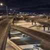 Blick auf leere Straßen in Montreal. Aufgrund steigender Corona-Neuinfektionen wurde eine nächtliche Ausgangsbeschränkung in der kanadischen Stadt beschlossen.