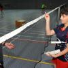 Über das Netz – da sollen die Bälle beim Badminton hin: Auch bei der routinierten Dillingerin Elke Cramer (Bild) klappt das in München nicht so richtig.
