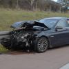 Stark beschädigt wurde bei einem Unfall auf der A8 nahe Burgau das Auto eines Familienvaters.