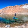 "Wir haben den Rekord! Eine SUP-Tour auf dem 5900 Meter hohen Licancabur Lake. Noch nie ist ein Mensch auf einem höheren See gepaddelt", schreibt Fritzmeier.