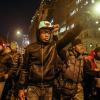 Demonstranten in Chicago nach der Veröffentlichung des Polizeivideos.