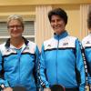 Aufsteiger TTC Hasberg um (von links) Lisa Holzmann, Heidrun Bisle, Denise Schultheiß und Ulrike Dir kann wieder vom Klassenerhalt in der 1. Bezirksliga träumen.