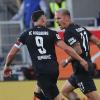 Zwei, die entschieden dazu beitrugen, dass der FC Augsburg sein Auswärtsspiel beim FC Heidenheim mit 5:2 gewann: Kapitän Ermedin Demirovic und Phillip Tietz. 