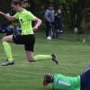 Die Hürde FC Königsbrunn haben Lena Haupt und die Fußball-Frauen des SC Biberbach mit einem 3:1-Sieg erfolgreich genommen. 	