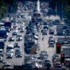 Autos, LKW und Lieferfahrzeuge in der Hauptstadt Berlin. Laut Expertenrat für Klimafragen stehen vor allem die Bereiche Gebäude und Verkehr schlecht da.