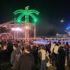 Die Beachparty 2022 in Otting hat rund 4000 Gäste angelockt. Neben einer großen Bühnen-, Ton- und Lichtanlage gehörte ein stattlicher Pool zu den Attraktionen.