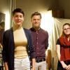 Sie gestalteten den Abend im Fair-Trade-Modeladen „Fischerins Kleid“: (von links) Maximilian Stuka, Sarah Scheerer, Ferdinand Schlichtig, Theresa Komprecht und Sibylle Schleicher. 	