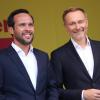 FDP-Chef Christian Lindner (rechts) und der bayerische Landesvorsitzende Martin Hagen. Die Liberalen stecken in der Krise. 