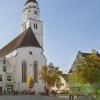 Der Höchstädter Marktplatz ist am Sonntag autofrei.  	