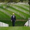 Joe Biden, besucht den Arlington National Cemetery. Der US-Präsident hatte am 14. April den Abzug der US-Truppen aus Afghanistan zum 11. September angekündigt. 