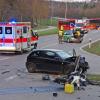 Ein 55-jähriger Motorradfahrer kam auf der B 300 bei Edenhausen im Kreis Günzburg bei einem schweren Unfall ums Leben.