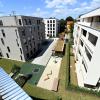 Der Ackermann-Park ist das größte laufende Wohnbauprojekt in Augsbug. Die ersten 200 Wohnungen sind jetzt fertig. 