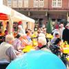 Der Stadtmarkt wird 80 Jahre alt: Italienisches Flair erwartet die Besucher am Donnerstag. Die Stände haben an diesem Tag bis 22 Uhr geöffnet. Foto: Plössel