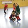 In Dasing ging es für die heimischen Schülerinnen und Schüler um den Futsaltitel. Die Mittelschule Friedberg (grüne Trikots) wurde Fünfter, Hollenbach (rot) wurde Sechster. 