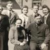 Maria, Mikolaj, Janina, Wladyslaw und Lidia Parfomuk (hinten von links) mit ihren Eltern Justyna und Nikifor Parfomuk.