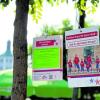Das Freiwilligenzentrum Stellwerk schmückte „Ehrenamtsbäume“ in Günzburg und Krumbach