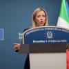 Bekräftigt ihre Kritik am Dreiertreffen von Selenskyj, Scholz und Macron in Paris: Giorgia Meloni, Ministerpräsidentin von Italien.