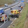 Unfall auf der Autobahn bei Dornstadt: Die Fahrerin eines VW-Passat hielt alle anderen auf Abstand, da sie gerade erst positiv auf Corona getestet worden war.