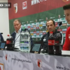 Bei der Pressekonferenz vor dem Spiel gegen Borussia Mönchengladbach waren Manager Stefan Reuter, Nachwuchs-Cheftrainer Manuel Baum und Kapitän Paul Verhaegh zu Gast.