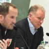 Manuel Baum und Stefan Reuter stellen sich bei Sport1 und Sky den Fragen der TV-Journalisten.