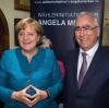 Werden sich spätestens im September in Ottobeuren wiedertreffen: Kanzlerin Angela Merkel und CSU-Ehrenvorsitzender Theo Waigel.