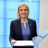 Magdalena Andersson will mit Schweden in die Nato.