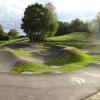 Die Pumptrack-Anlage beim Freizeitgelände ist fertig, wird offiziell aber erst am 8. Oktober freigegeben. 