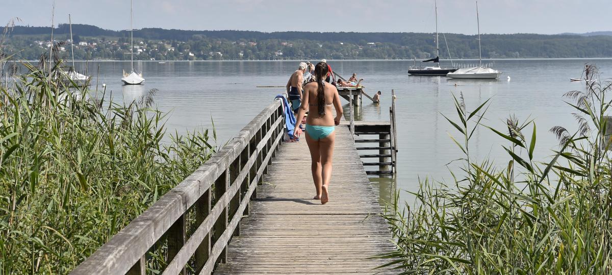 Fünf Tipps für schöne Badestellen am Ammersee