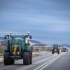 Schon früh machten sich Landwirte aus dem Landkreis auf den Weg nach Nördlingen zum Protest. Der Verkehr staute sich auf der B25 und in der Innenstadt. Über 1000 Traktoren waren auf der Kaiserwiese.