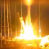 Die private amerikanische Antares-Rakete mit dem Frachter «Cygnus» hatte pünktlich abgehoben. Sekunden später stürzte sie in einem riesigen Feuerball auf die Erde. 