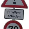 Kaputte Straßen in und um Hohenreichen