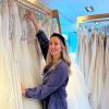 Julia Rohrmoser öffnete im Januar einen Secondhandladen für Brautmode in Friedberg.