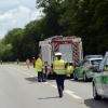 Jede Hilfe zu spät kam bei dem Unfall am Montagmittag auf der Bundesstraße 16 bei Neuburg für eine 54 Jahre alte Motorradfahrerin aus Ludwigsburg. 