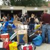 Die Sammelaktion im Rahmen der Aktion  "Übergepäck eines Flüchtlings" in Göggingen am Samstag war ein voller Erfolg.