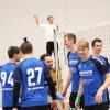 Strahlende Gesichter: Die Volleyballer des TSV Weißenhorn sind auf ihrem Weg in Richtung Bayernliga nicht aufzuhalten. 