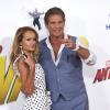 David Hasselhoff und Hayley Robert bei der Premiere von "Ant-Man and the Wasp" in Los Angeles.