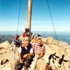 Im August 2002 auf dem höchsten Allgäuer "Großer Krottenkopf" (    m). unser BIld zeigt Manfred Bauer mit seinem Bergkameraden Martin Pixa.